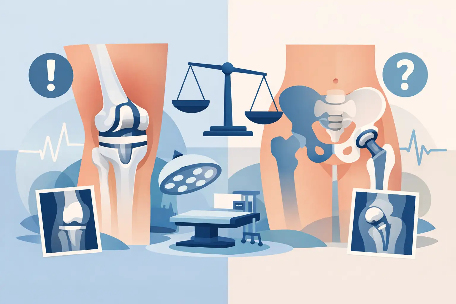 Is Knee Replacement Worse Than Hip Replacement Surgery?