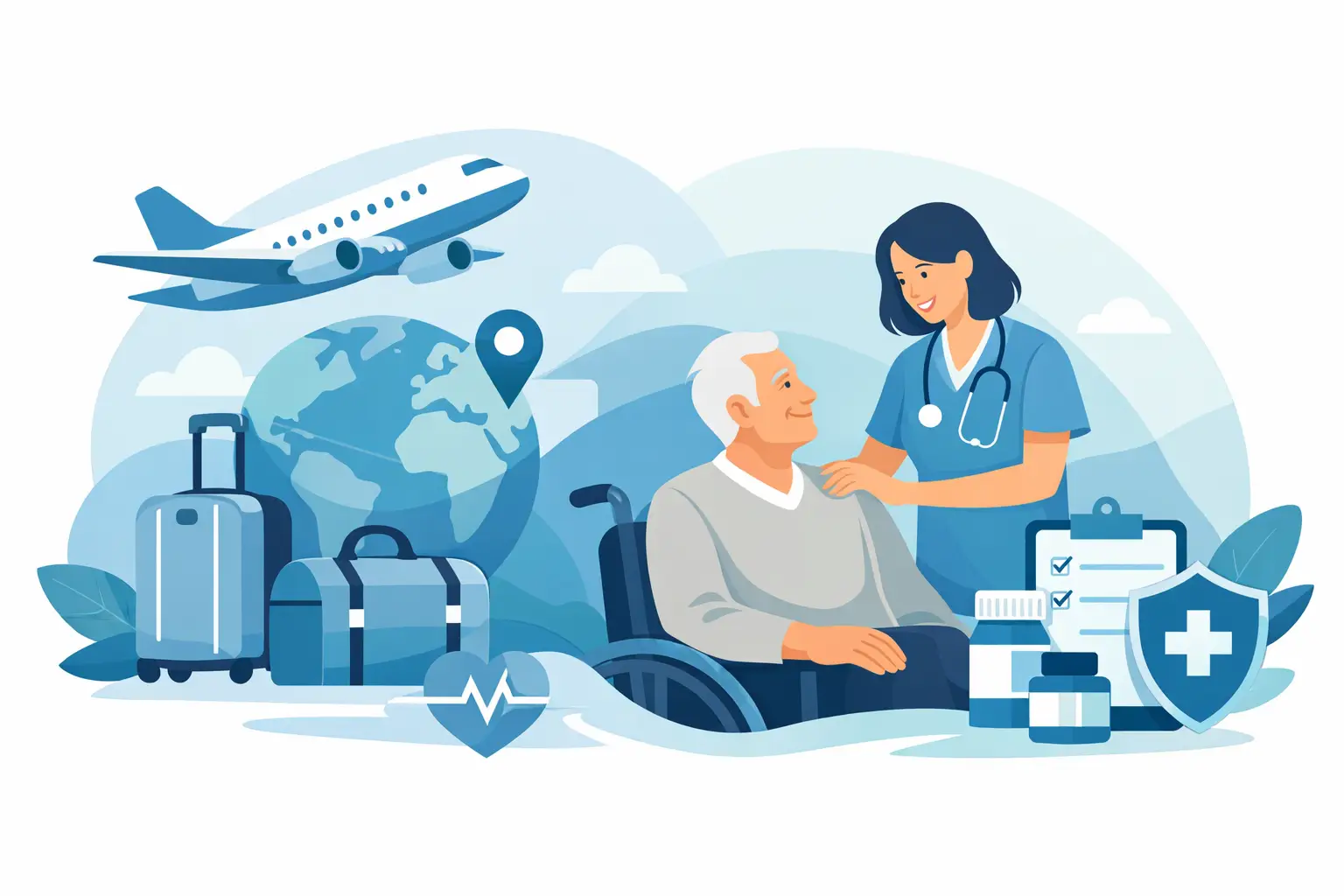 What a Medical Travel Companion Package Covers