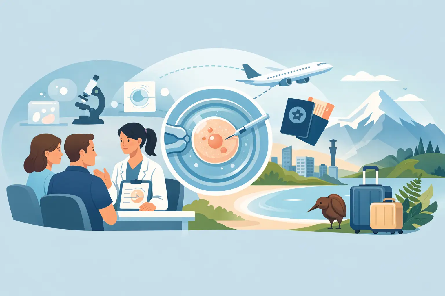How IVF Treatment Abroad Works for New Zealanders